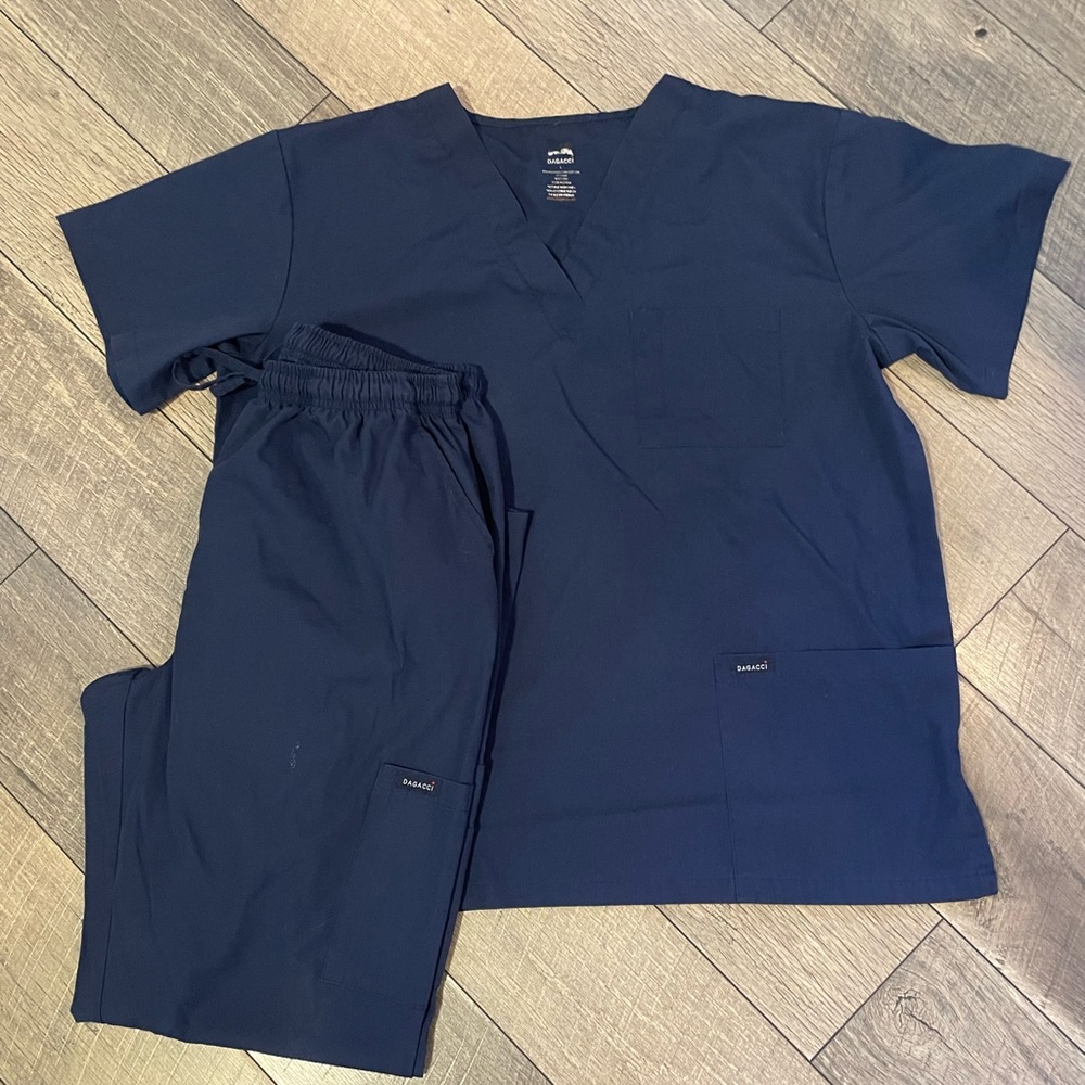 Blue Dagacci Scrub Set